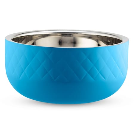 Bon Chef Diamond Coll Cold Wave Bowl Inc. Cover   9 7/8" Dia X 4 3/4" H   3 1/2 Qt 9319DICARIBBEANBLUE